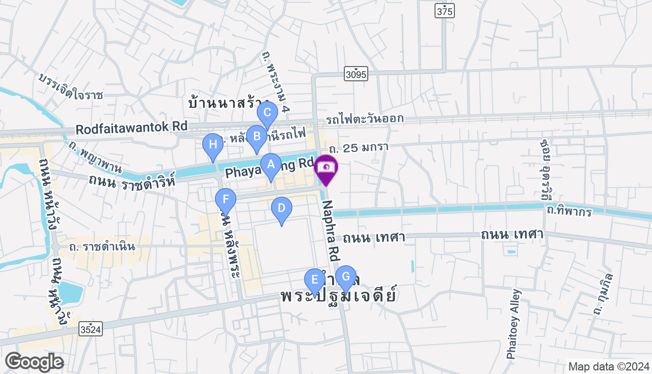 สามแยกประจันหน้า - ถนนหน้าองค์พระปฐมเจดีย์