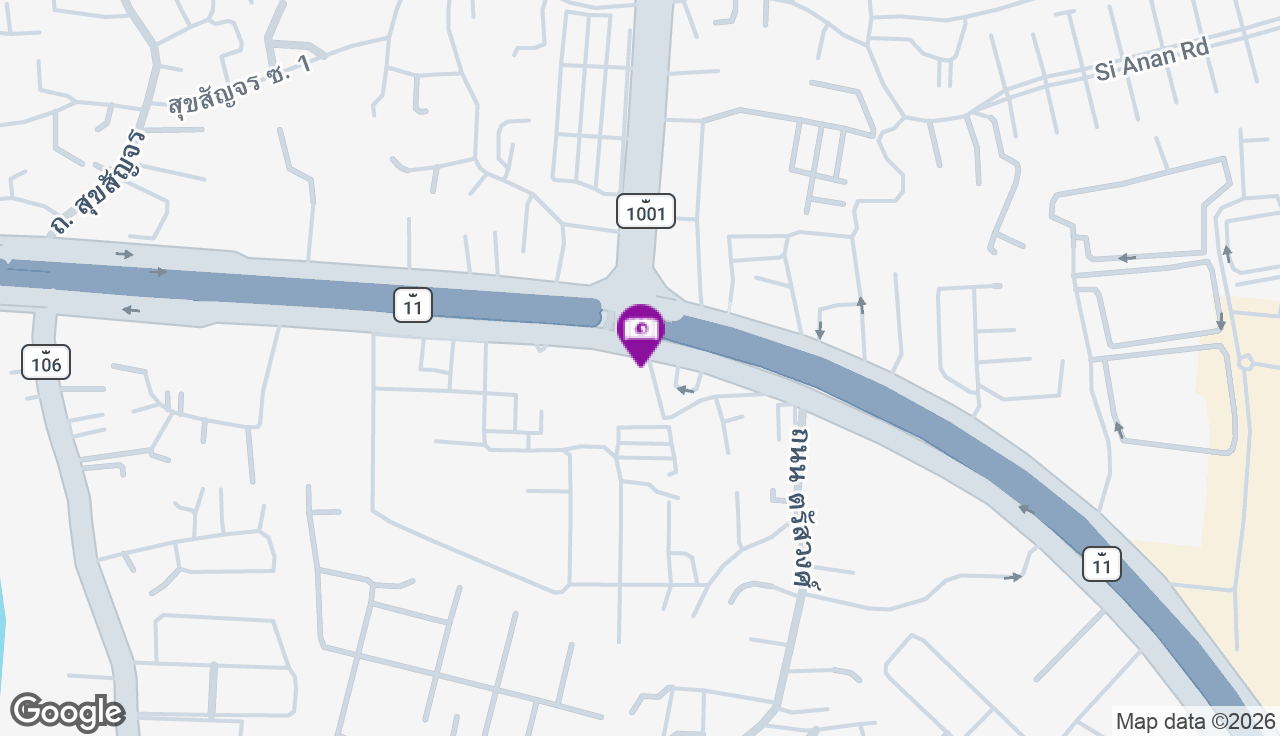 สามแยกแม่โจ้ ตัดถนนซุเปอร์ไฮเวย์ (ป้ายบน)