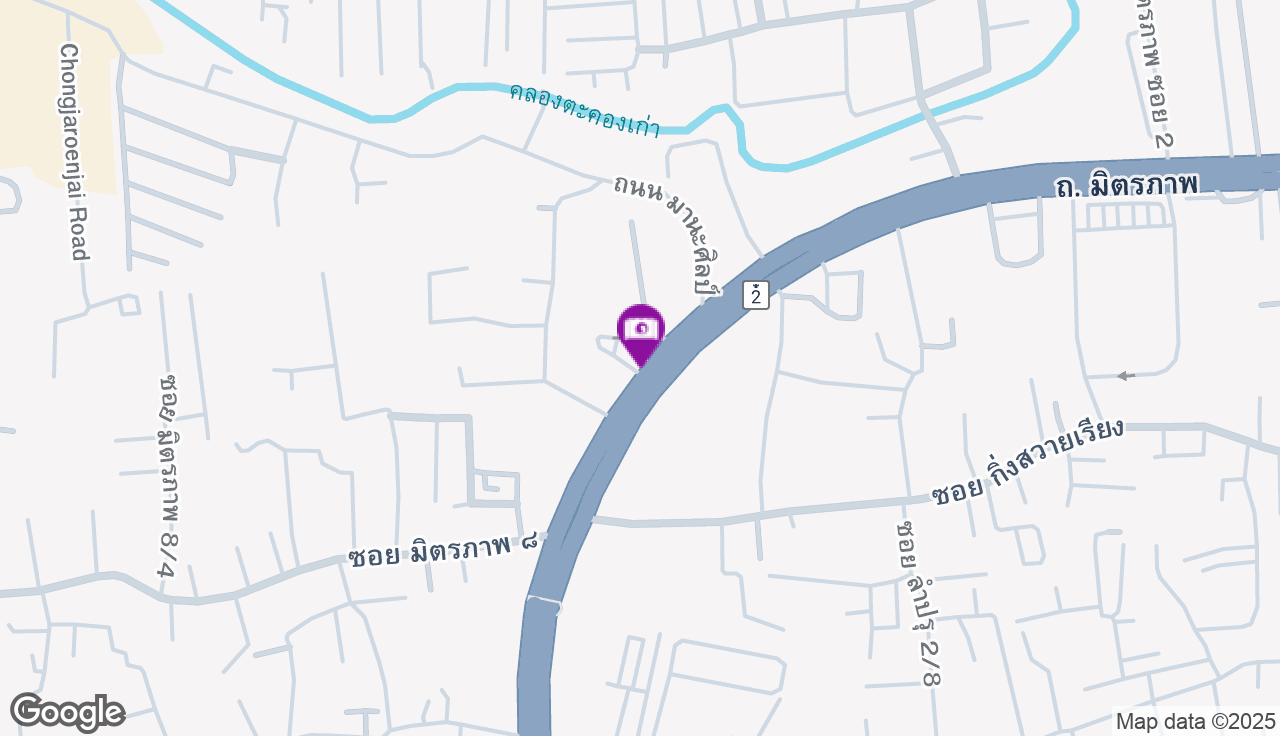 ถนนมิตรภาพมุ่งหน้าเข้าเมืองโคราช