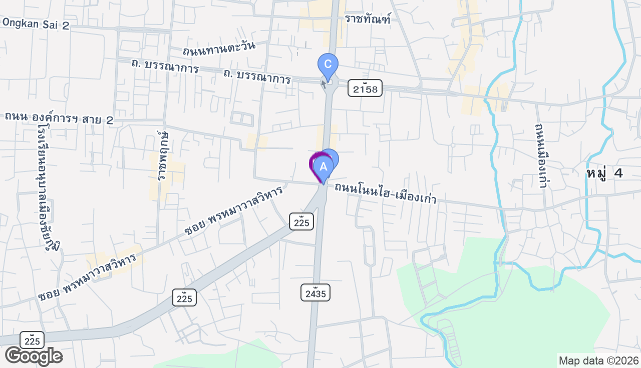 ห้าแยกโนนไฮ มุ่งหน้าเข้าเมืองชัยภูมิ