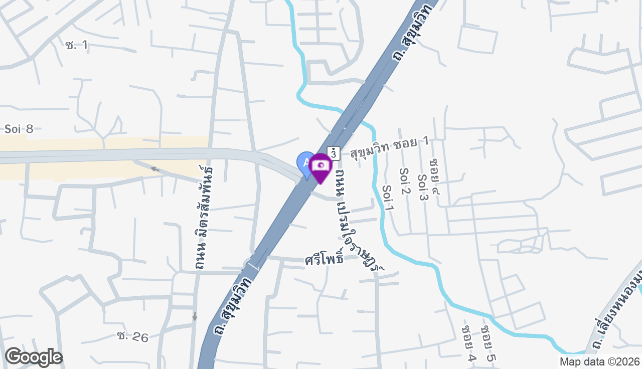 สามแยกบางแสน - ถนนสุขุมวิท