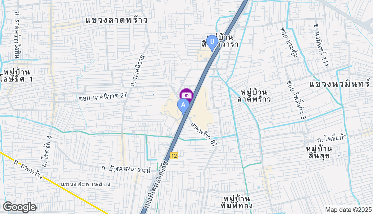 ทางด่วนฉลองรัช (ขาเข้า) - Central Eastville
