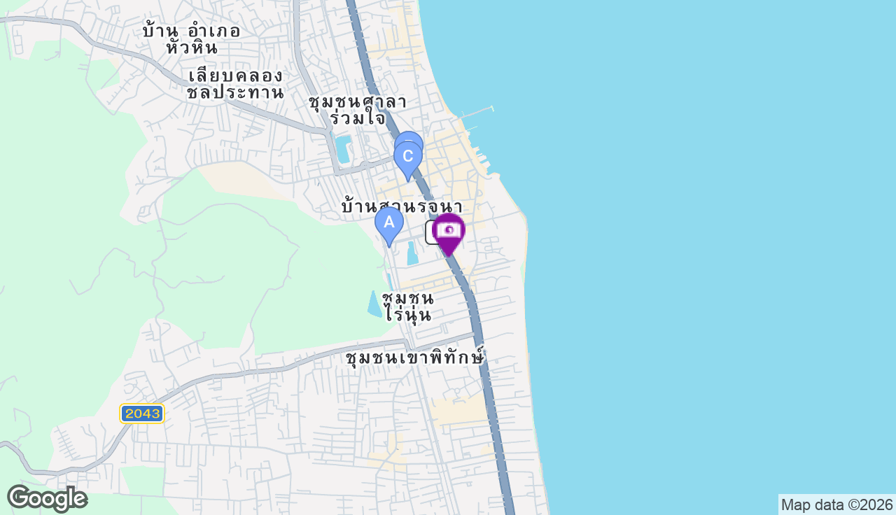 ถนนเพชรเกษม มุ่งหน้าสี่แยกหัวหิน