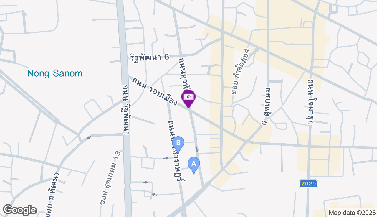 สี่แยกถนนรอบเมือง-ตลาด ต.การค้า