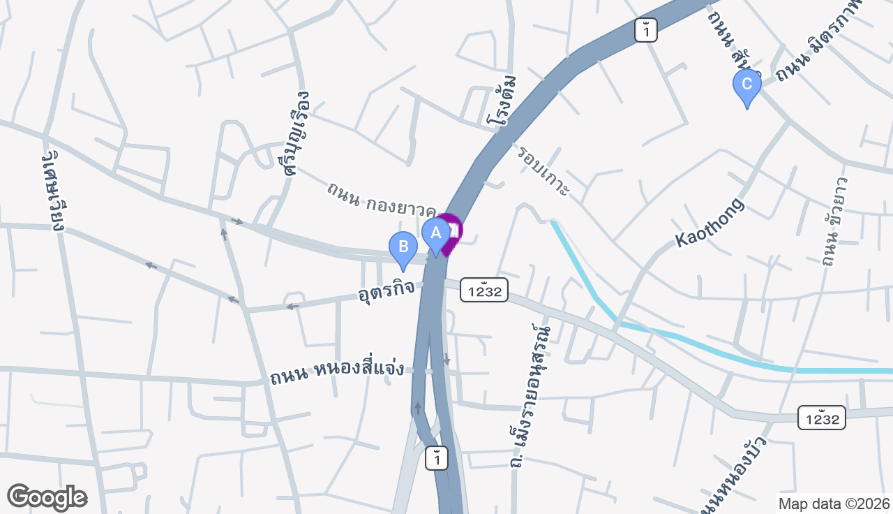 ห้าแยกอนุสาวรีย์พ่อขุนเม็งราย (รับรถจากถนนสิงหไคล)