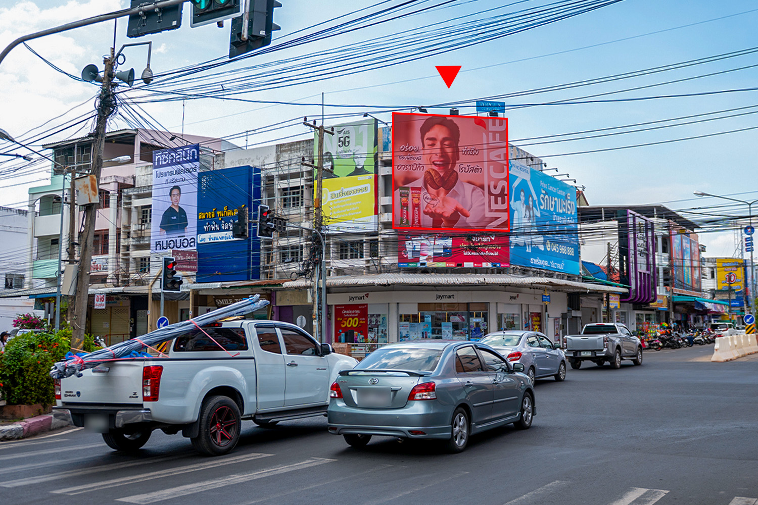 สี่แยกห้างซุ่นเฮงพลาซ่า เมืองศรีสะเกษ